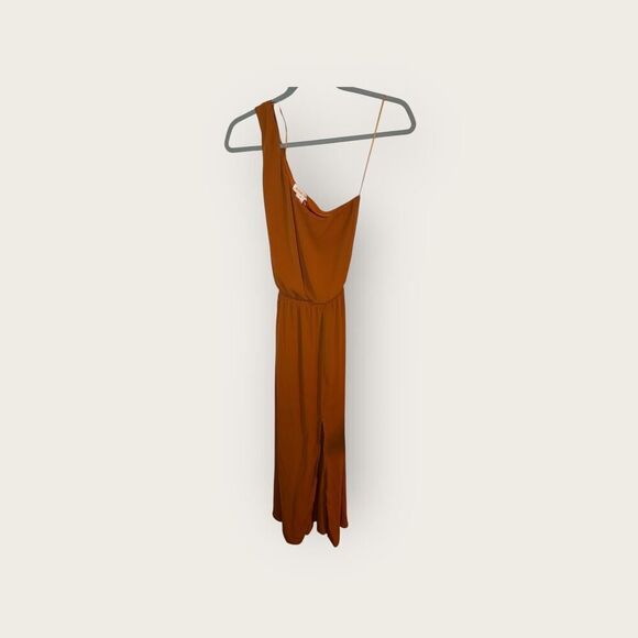 Flying Tomato Women’s One Shoulder Slit Leg Maxi Dress Size Small - Picture 1 of 5